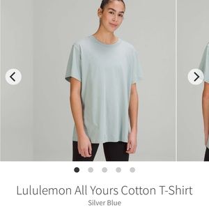 Lululemon All Yours Cotton T-Shirt